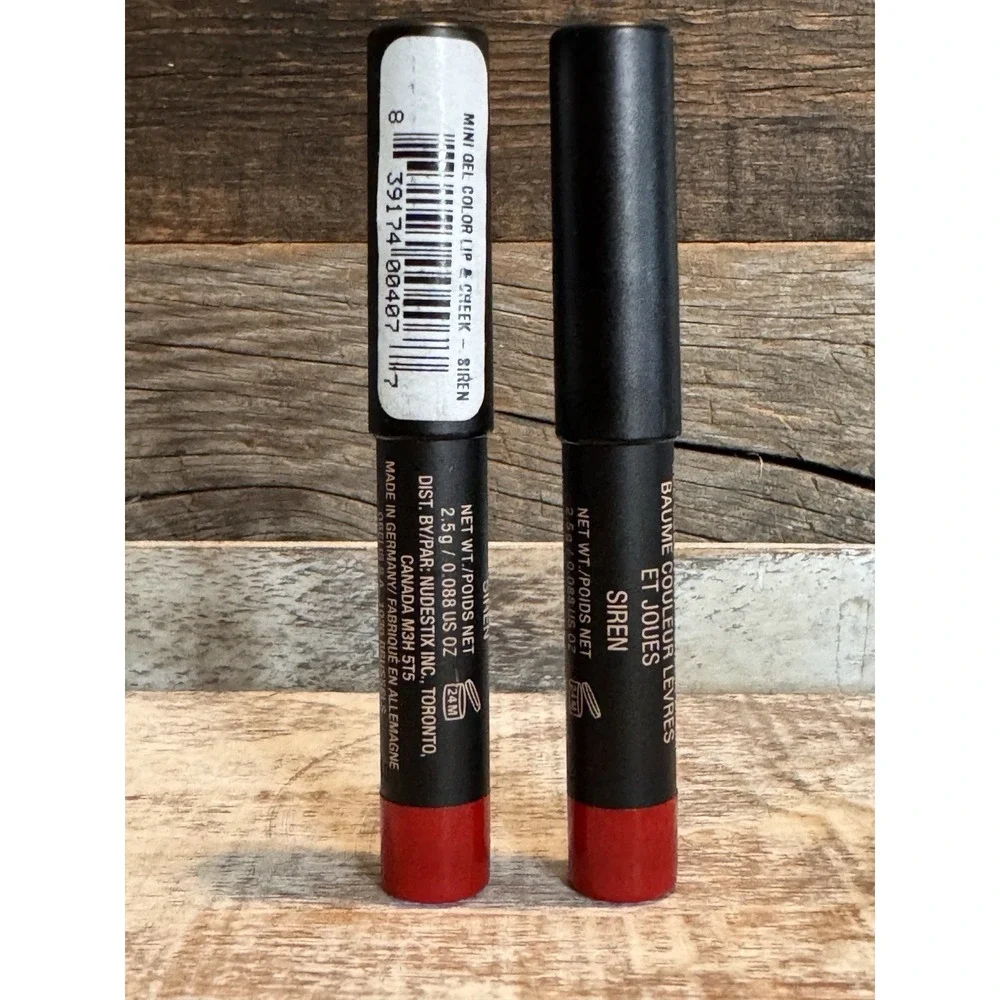 NudeStix Mini Gel Lip + Cheek Color – Siren - Set of 2‎ | NEW | MSRP $28